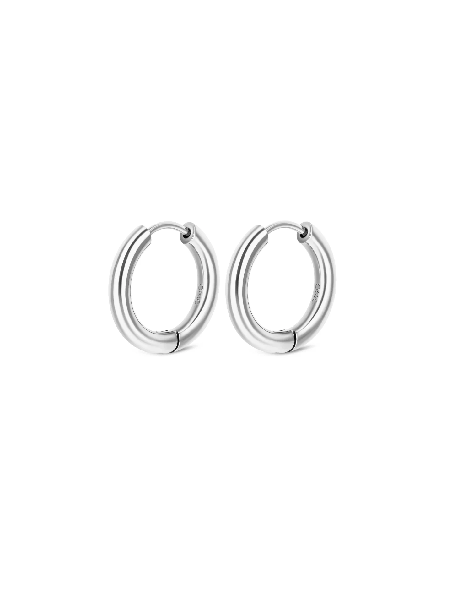 Brincos One Master Hoop Silver