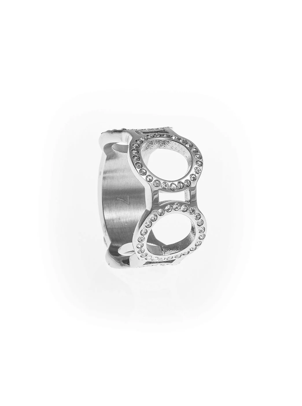Anel One Icon Silver & Stones
