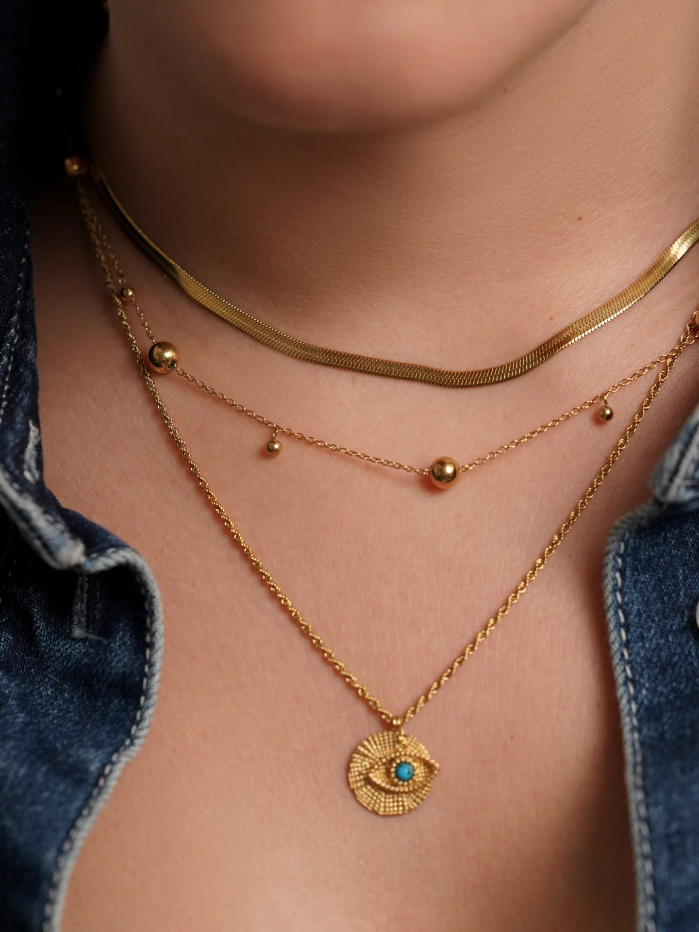 Colar One Neckmess Amulet Blue - Image 2