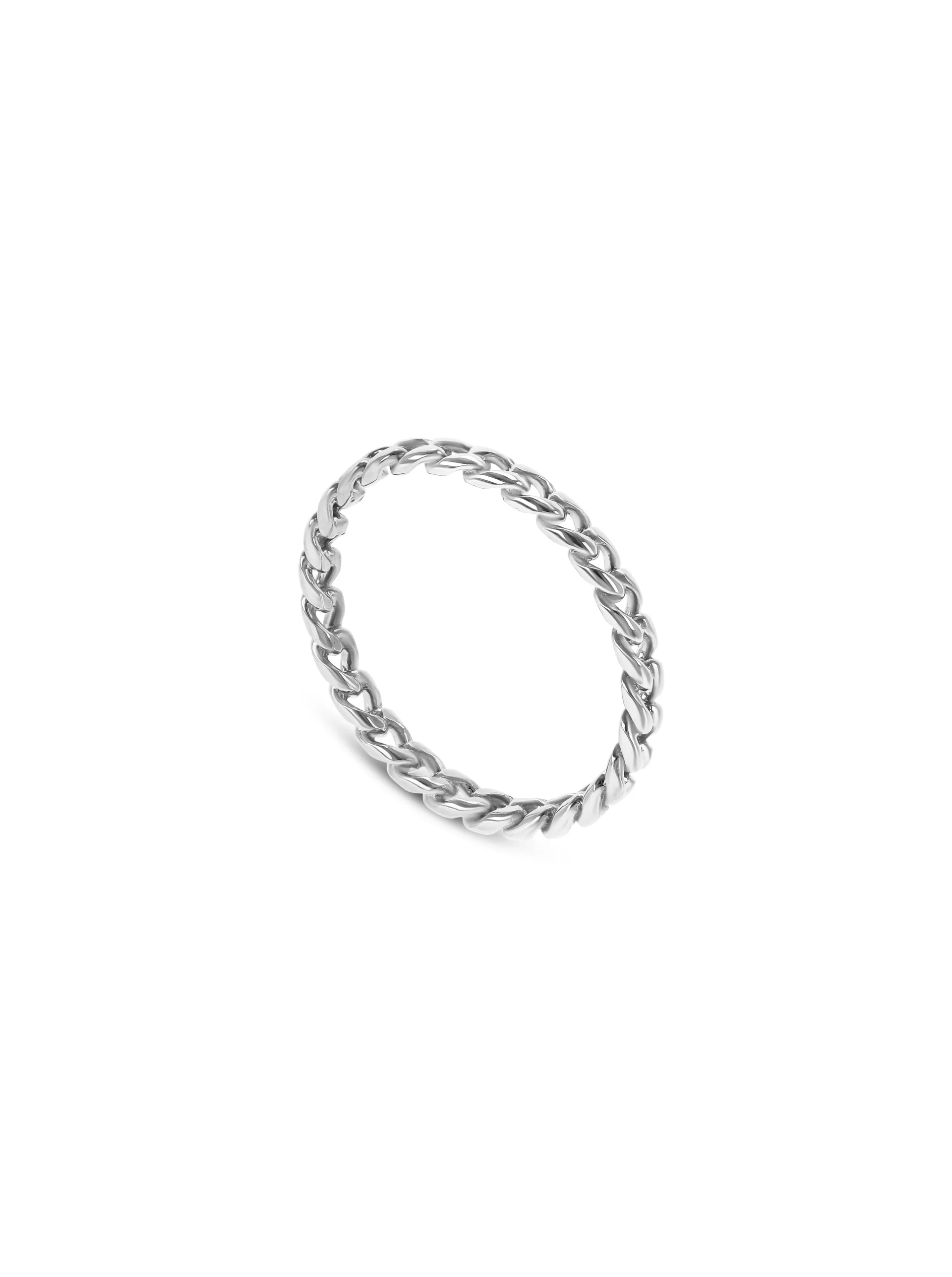 Anel One London 39 Silver