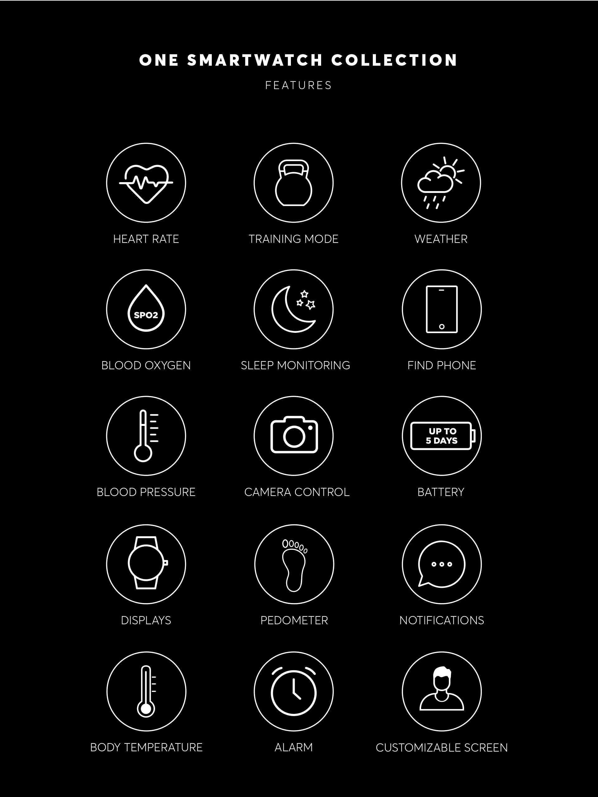 Smartwatch One Men Forceful Silver Links - Image 3