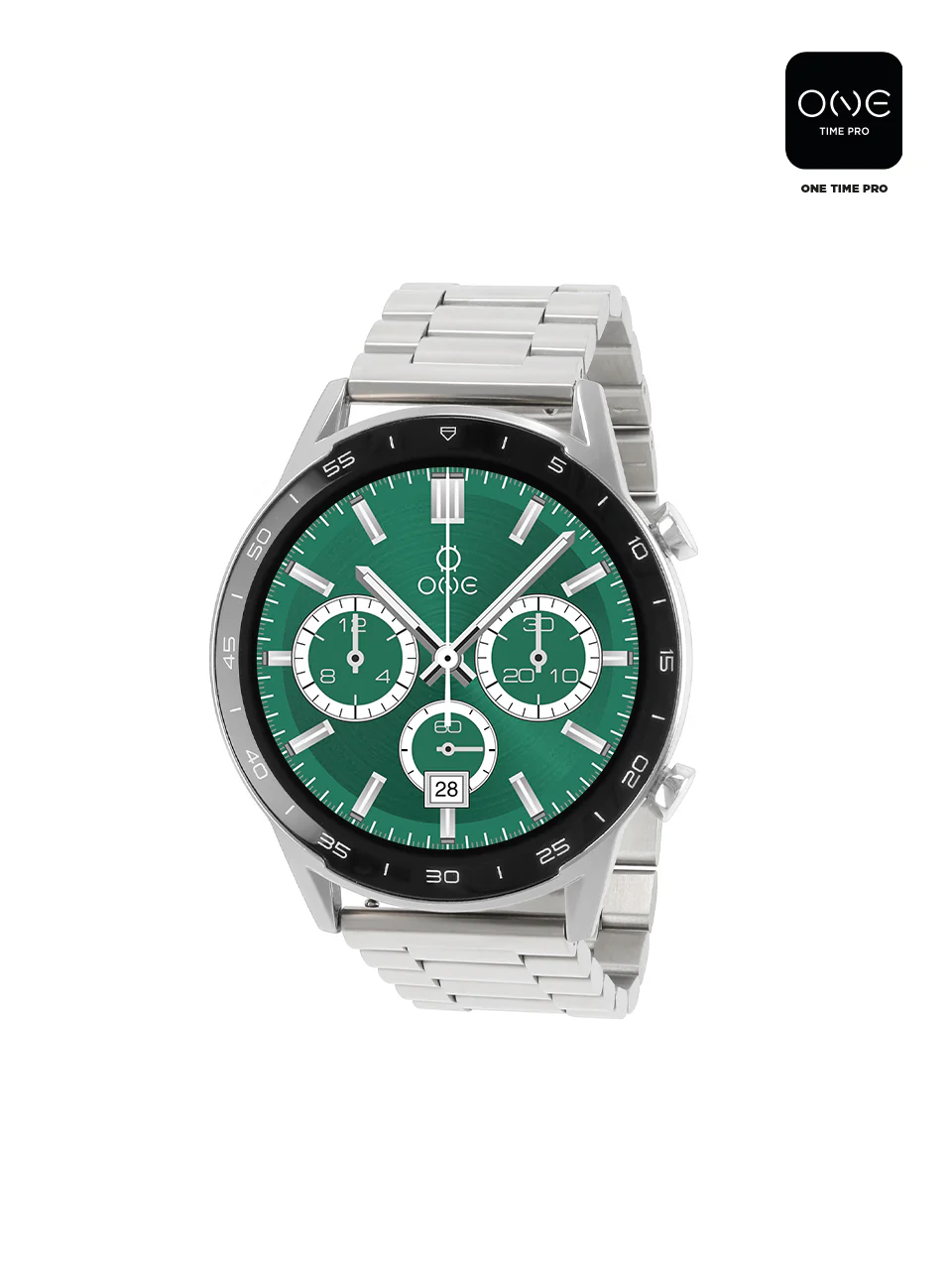 Smartwatch One Men Forceful Silver Links - Image 6